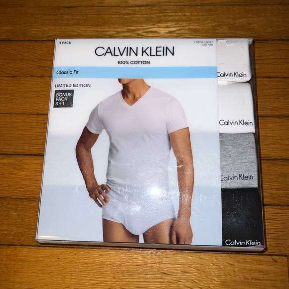 CALVIN KLIEN - T-SHIRTS MENS SIZE XL 4 PACK - Picture 4 of 4